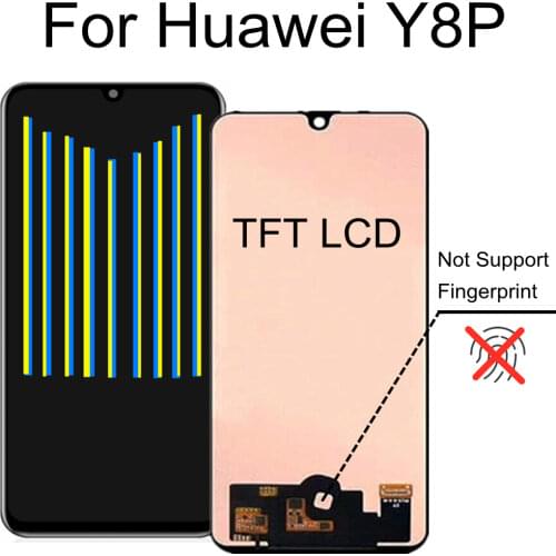 6.3" LCD For Huawei Y8P AQM-LX1 TFT LCD Display Touch Screen Digitizer Assembly Replacement