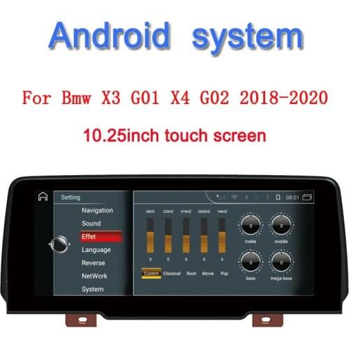 Android 9.0 Car Multimedia Player Stereo GPS DVD Radio Navigation NAVI Android CIC NBT EVO for BMW X3 G01 X4 G02 2018 2019 2020