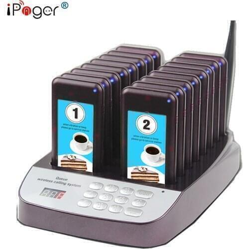 Good price wireless queuing management coaster pager device