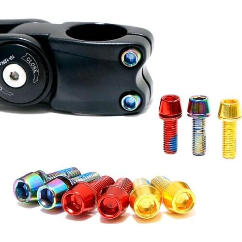 MEIJUN 12pcs M6x18mm alloy steel Mountain Bike Disc Brake Fixing Bolts Screws With Washer for MTB Bicycle