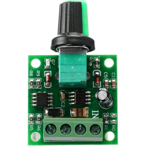 Motor Speed Controller DC 1.8V 3V 5V 6V 12V Adjustable Drive Module Input 2A PWM DC Motor Speed Regulator Electrical Equipments