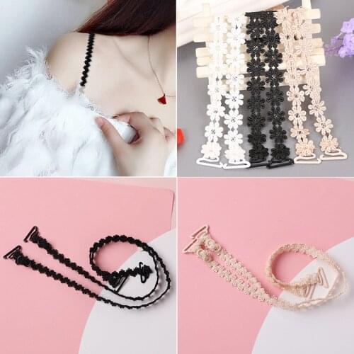 Sexy Bra Straps for Bra Underwear Accessories Women Flower Lace Adjustable Bra Straps Shoulder Strap Lingerie Straps Intimates