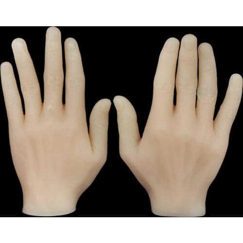 Silicone Tattoo Skin Practice Left/Right Fake Tattoo Hand Tattoo Artificial Hand Tattoo Practice Silicone Hand Left Right Hand