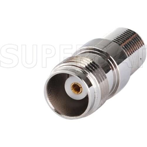 Superbat 5 pcs TNC-F Adapter TNC Jack to F Female Straight RF Coaxial Connector