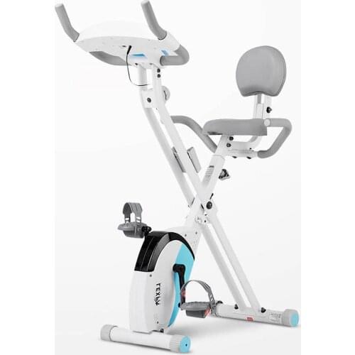 Gym Spinning Bike Mute Magnetic Control Foldable Movable Fitness Equipment Indoor Pedal Exercise Bike