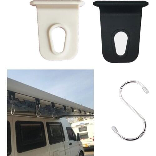 U90C 5/10 Pieces RV Awing Hanger Clothes Hook Practical Caravan Awning Hook Clothes Drying Accessories