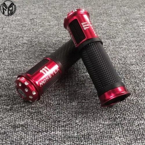 Universal 7/8" 22MM CNC Motorcycle handlebar grip handle bar Motorbike handlebar grips 8 colors for option