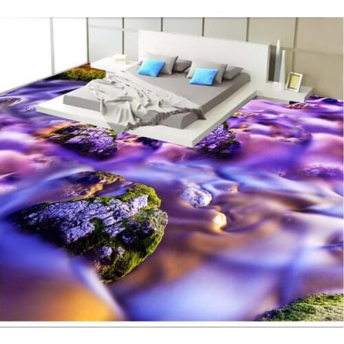 Waterproof wallpaper for bathroom 3d Watches and clocks 3D floor pvc self-adhesive wallpaper Home Decoration