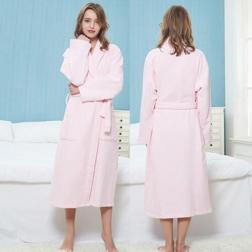 Thicken Bathrobe Women Warm Robe Winter 100% Cotton Long Sleeve Bathrobe Sexy Women Nightgown Lounge Sleepwear Home Clothes