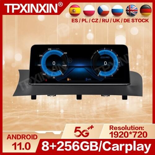 256G Multimedia Android 11 Player Car Radio Stereo For BMW X3 X4 F25 26 2014 2015 2016 GPS Navigation Auto Audio Video Head Unit