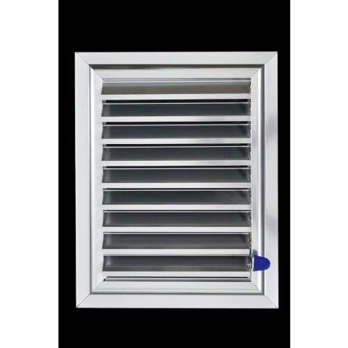 55 x 55 Aluminum Anodized Bathroom WC Blinds And Grill