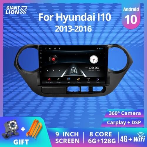 2din Android 9.0 Car Radio For Hyundai I10 2013-2016 Autoradio Car Multimedia Video Player GPS Navigation 2Din Car Dvd Player