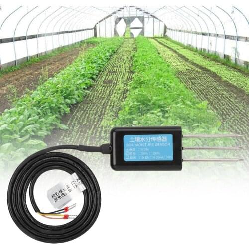 Soil Humidity Sensor Humidity Electrical Conductivity Tester Meter RS485 Output Soil Moisture Meter