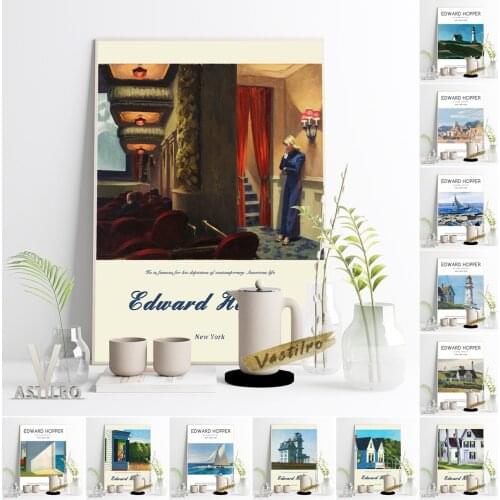 Edward Hopper Famous Contemporary American Life Landscape Poster Second Story Sunlight Retro Print Canvas Painting Home Decor