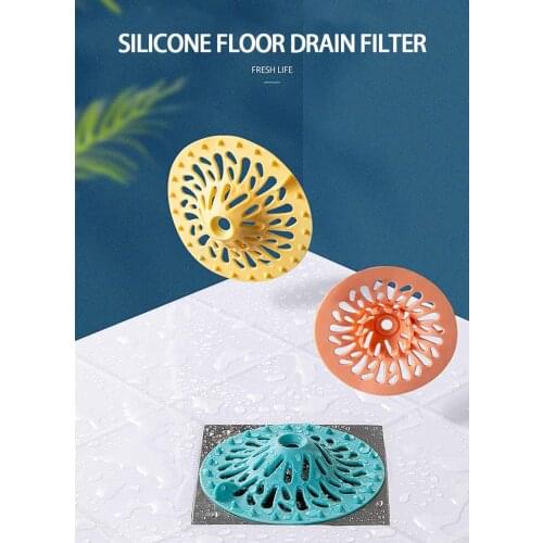 Anti-clogging Sink Filter Floor Drain Cover Hair Catcher Kitchen Sink Filter Hair Filter Sewer Hair Deodorant Strainer Bathroom