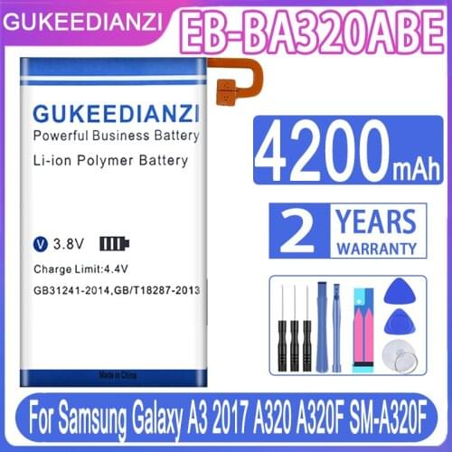 GUKEEDIANZI Samsung Galaxy A3 2017 Batteries
