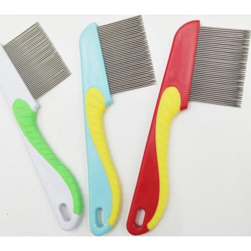 Steel Needle Brush Comb For Cats Dogs Clean Hairbrush Cat Dog Hair Remover Needle Grooming Pet Care Protection Against Fleas