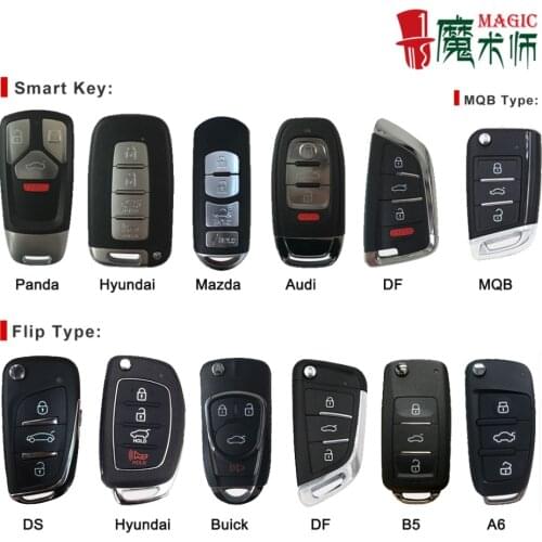 JMD Magic Remote 4 in 1 Multifunction Smart Folding MQB Style for Car/Garage/Parking Lock/Electric Bike Remote App Connection