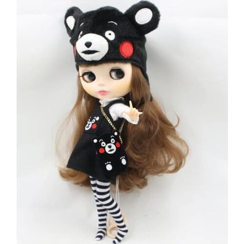 Fortune Days Blyth doll A set of Kumamon clothes comfortable warm and cute clothes for 1/6 BJD ICY DBS