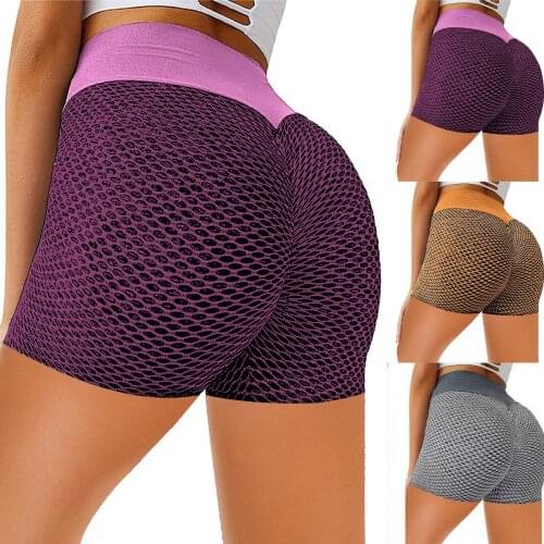 Summer Sexy High Waist Fitness Sports Yoga Shorts Skinny Push Up Hip-Lifting Leggings Pantalon Femme Sports Wear For Women Gym