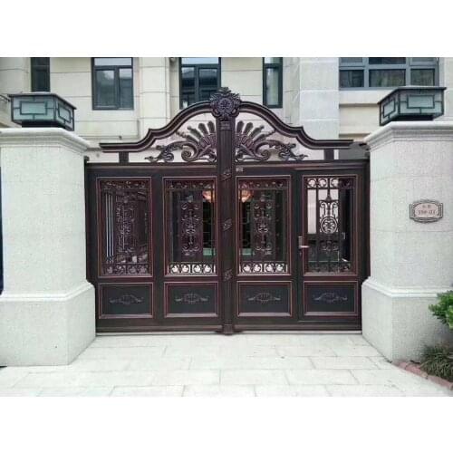 Hench 2020 hotsale newstyle Aluminum Metal Gates export USA Australia with Powder Coated Hc-ag18