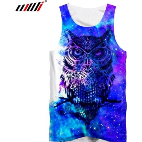 UJWI Men Tanks Cool Print 3d Tank Tops Hombre Hip Hop Streetwear Sleeveless Vest Bodybuilding Fitness Undershirts Man Brand