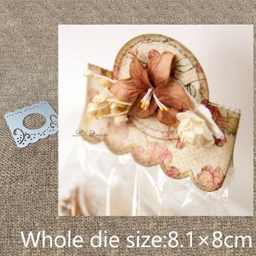 New Design Craft Metal stencil mold Cutting Dies Tote handle decoration scrapbook die cuts Album Paper Card Craft Embossing