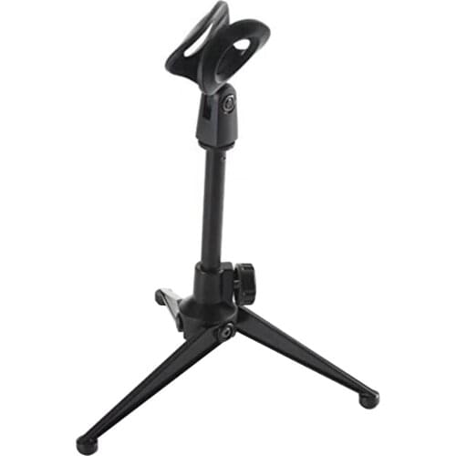Suspension Boom Scissor Arm Stand Foldable Desktop Microphone Tripod Height Adjustable Karaoke Stand with Mic Clip