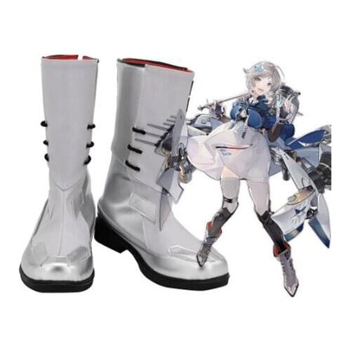 Azur Lane USS Seattle Cosplay Boots Leather Shoes for Adult Women Shoes Costume Accessories Halloween Party Shoes