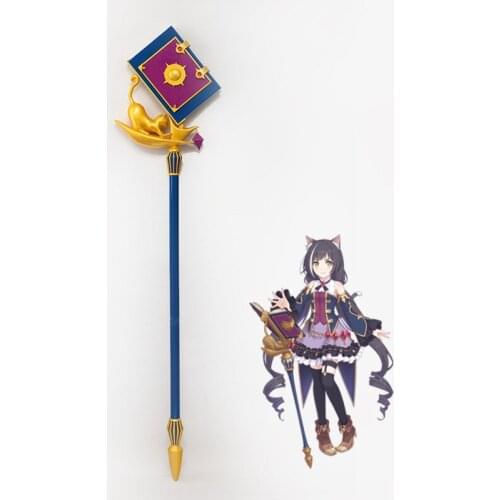 Princess Connect! Re:Dive Karyl/kyaru Momochi Cosplay Wand Props Walking Sticks Canes Weapon for Halloween Christmas Fancy Party