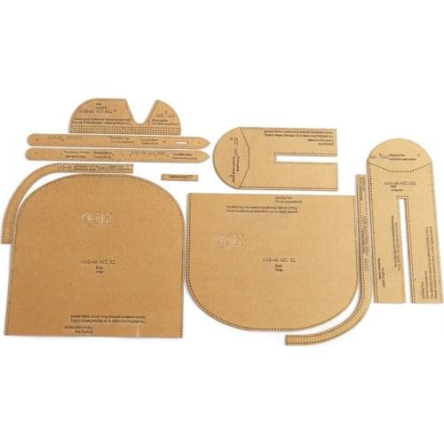 Handmade Stencil Tool Diy Acrylic Model Leather Craft Mould Template for Womens Crossbody Bag Sewing Patchwork Supplies