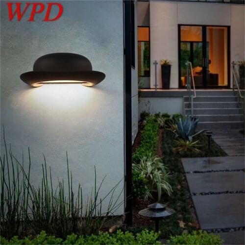 WPD LED Outdoor Wall Light Waterproof Sconces Hat New Style Creative Decorative For Porch Corridor Aisle Bedroom Living Room