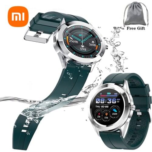 Xiaomi 2021 Fashion Smart Watch Men Women Bluetooth Phones Heart Rate Blood Pressure Monitor Watches Sports Tracking For Gift