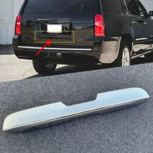 For Chevrolet Suburban GMC Yukon 2015-2017 2018 2019 ABS Rear Trunk Tailgate Door Handle Bowl Cover Trims Car Styling Accssories
