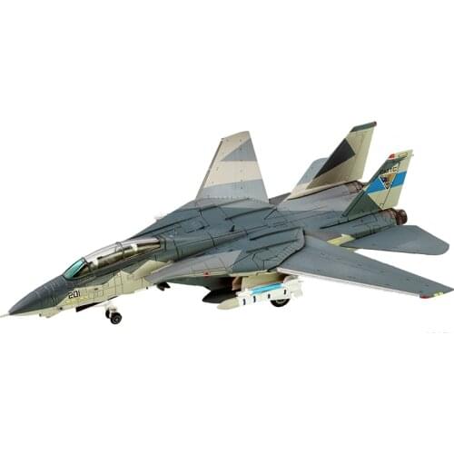 1/144 Airplane Model US Navy F-14A Tomcat Fighter F14 Alloy Finished Model Limited Edition Military Scene Collection Toy Gift