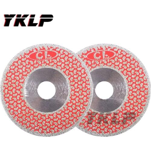 4.5inch 115mm Electroplated Diamond Cutting Disc Grinding Wheel Both Side Coated Saw Blade For Cutting Granite Ceramic Tile