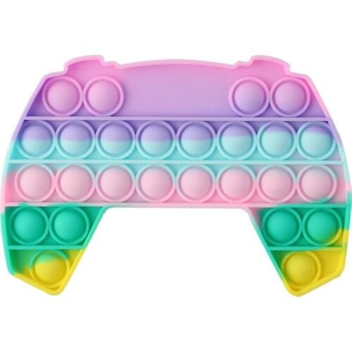 4 Colors Gamepad Sport Simple Fidget Toy Push Bubble Stress Sensory Toy Relief Anti-stress Hand Game Toys for Children