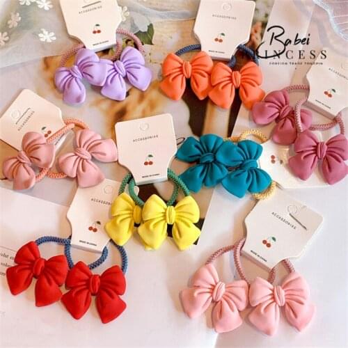5pair/lot New Candy Color Kids Hair Accessories Hair Bows Resin Hair Clips Children Boutique Hairbows Girls Headwear