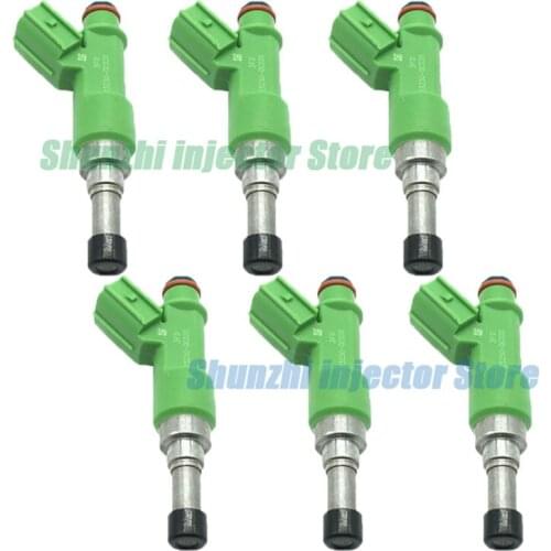 6pcs Fuel Injector Nozzle For Toyota 2TRFE Hilux Vigo OEM:23209-0C020 23250-0C020 232090C020 232500C020 23250 0C020