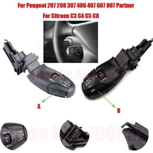 6242Z8 6242Z9 Cruise Control Switch FOR CITROEN C3 C5 C8 For PEUGEOT 207 307 407 607 3008 For XSARA BERLINGO XSARA PICASS