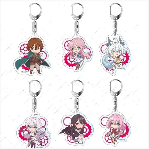 Anime Redo of Healer Kaifuku Jutsushi no Yarinaoshi Flare Keyaruga Cute Acrylic Keychain Keyring Bag Pendant Accessories Cosplay