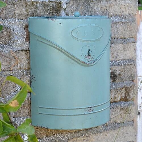 Decor retro rustic metal wall mailbox ideas