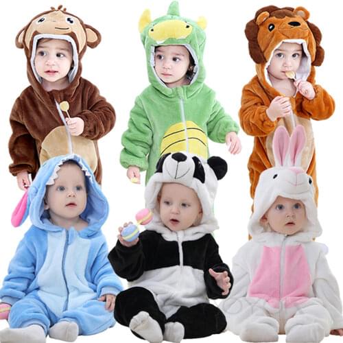 Baby Boy Girls Animal Cosplay Rompers Toddler Carnival Halloween Outfits Boys Panda Costume For Girls Jumpsuits Infant Clothes