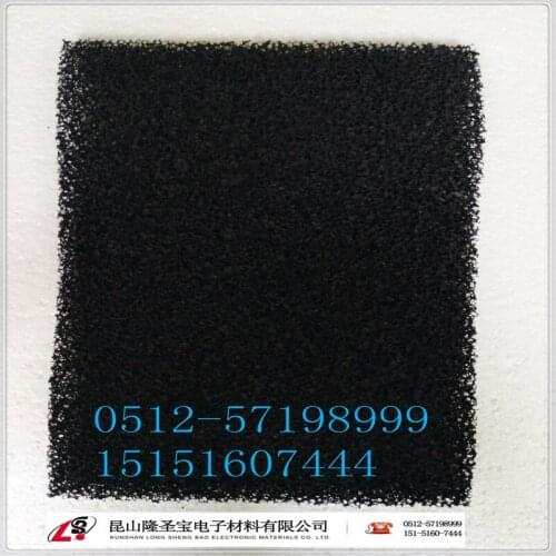 Activated carbon filter cotton net, 15ppi aperture air filtration, auxiliary equipment, 1mx2mx50mm
