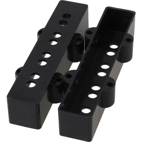 JB Bass Replacement Cover open Neck And Bridge pickup covers Black