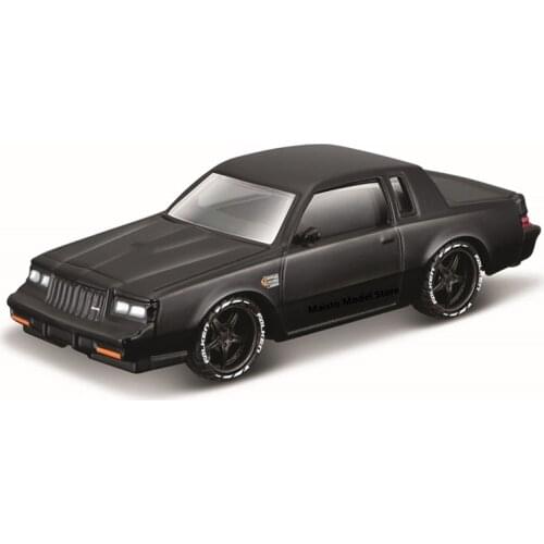 Maisto 1:64 DESIGN Muscle 1987 Buick Grand Natonal die-cast precision model car Model collection gift
