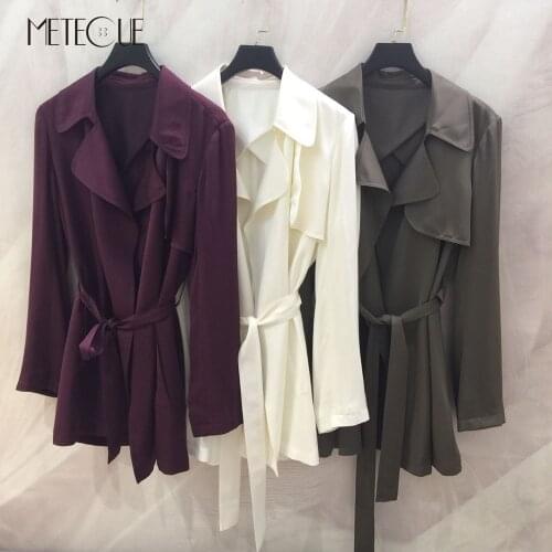 Женские осенние плащи Metecue China At AliExpress