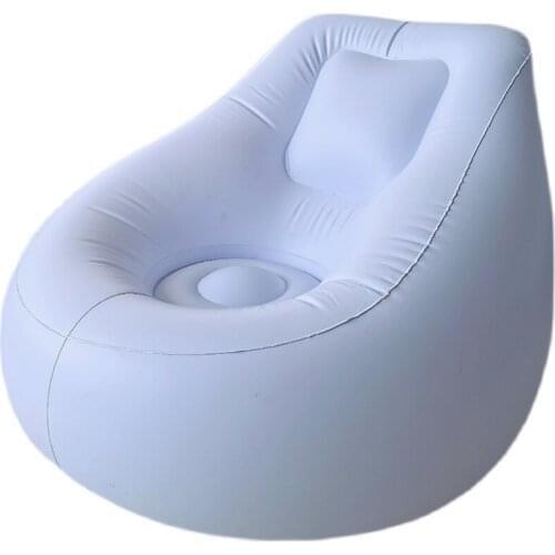 Inflatable Sofa Transparent Art Single Seat Chair Outdoor Portable Photography Props Factory Direct Sales