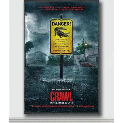 NJ056 Crawl Movie 2 Silk Posters and Prints wall art Art Poster Home Decor