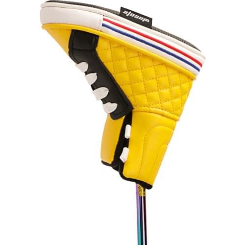 NEW Golf putter headcover fashion shoe design PU straight putter cover free shipping